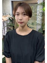 大人かわいいハンサムショート