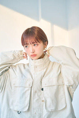 耳掛け丸みショート