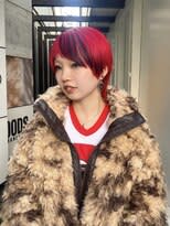 デザインカラー/ハイトーンショート/マッシュショート