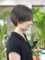 大人かわいいマッシュショート/ショートヘア/まるみショー