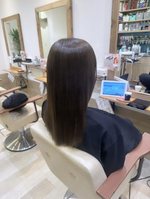  姫カットカールセミディシアーカラー