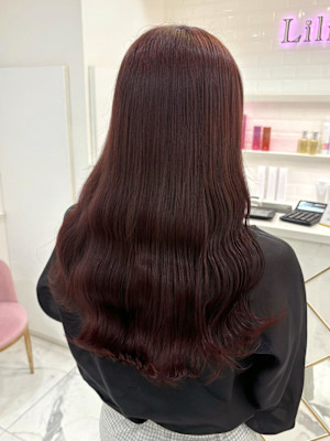 ブリーチなしでできるツヤツヤピンクカラー＊まゆ