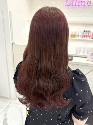 ブリーチなしピンクカラー＊まゆ