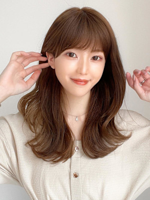 美髪/髪質改善/韓国/切りっぱなしボブ/フェイスレイヤー