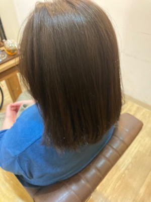 お客様髪質改善データ1311(白髪染めと梅雨対策)