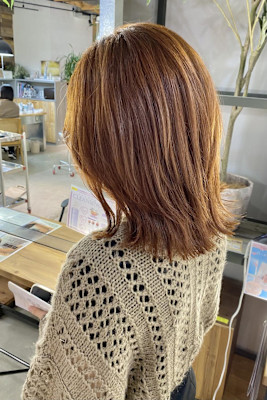 ブリーチなしダブルカラー/オレンジ