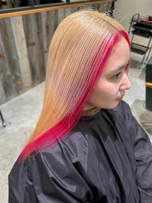 インナーカラー/20代30代40代/姪浜