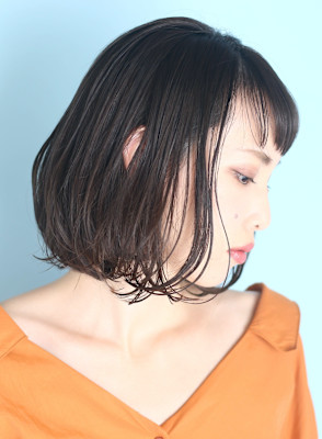 40代50代似合わせ小顔美髪シアーカラーカールショート