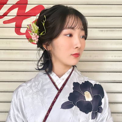 卒業式アレンジ×着付け