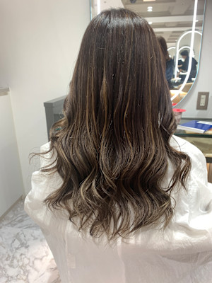 ゆるふわセミロング