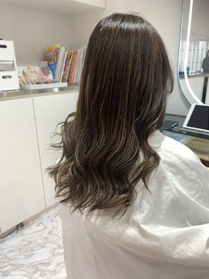 ゆるふわセミロング