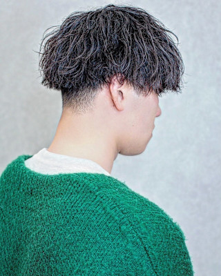 波巻きスパイラルツイストスパイラルパーマ