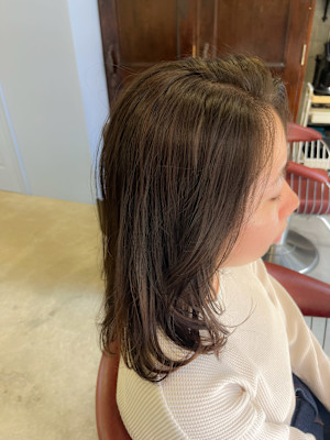 ブリーチなしでできるオリーブベージュ