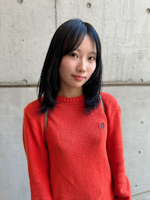 ナチュラルブラック×レイヤーカット