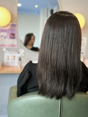 #ダークアッシュ　#暗めカラー　#グレージュ