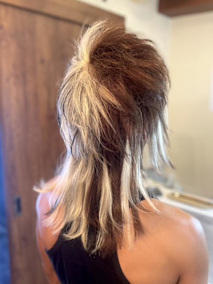 エクステでギャル男ヘア