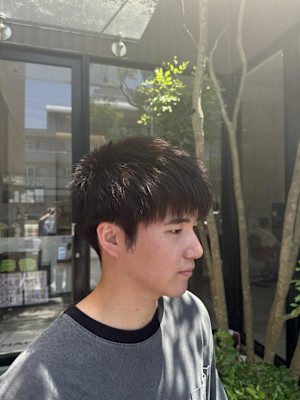 サイドダウンパーマ/山本凌也