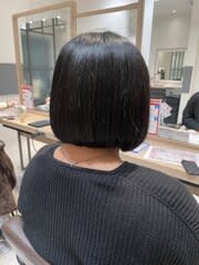 【スタイル】丸みボブ×ツヤ髪スタイル