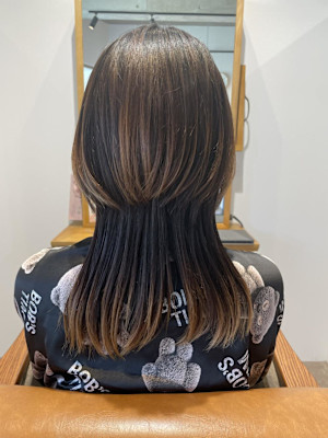 個性派○クラゲウルフカット