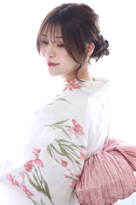 20代30代40代/お団子ツインヘア/浴衣/推し活