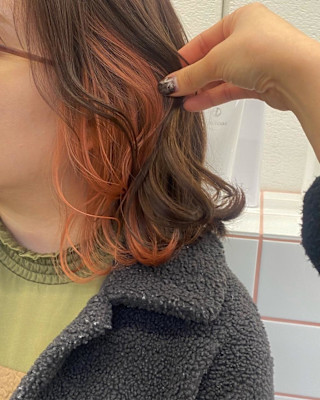 《花屋併設》インナーカラー