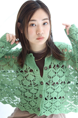 セミディ×前髪なし×暗髪×タイト×レイヤー×20代30代