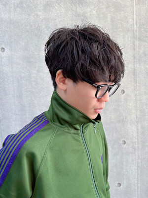 マッシュのニュアンスパーマ