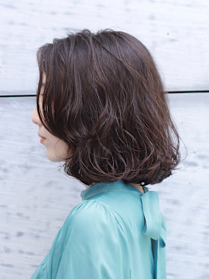 大人ミディアムパーマ