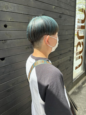 ブルーグリーンアンブレラ