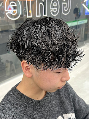 ツイストスパイラル/波巻き/ハイライト/マッシュパーマ