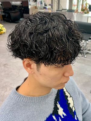 ツイストスパイラル/波巻き/ハイライト/マッシュパーマ