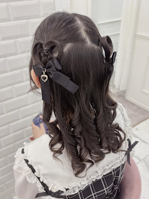 ハートハーフツインテール×量産巻き＊まゆ