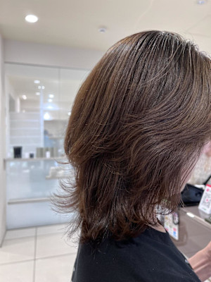 白髪ぼかしハイライト