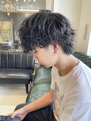 ショートウルフ/メンズ/ツイストスパイラル/高橋