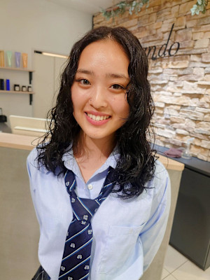 スパイラルパーマ