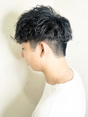 【Reir_下北沢】*メンズパーマ＋マッシュ＋ツーブロック*