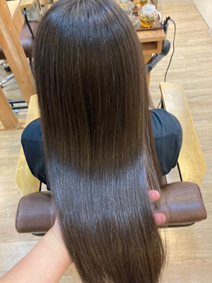 お客様髪質改善データ1318(酸性縮毛矯正)