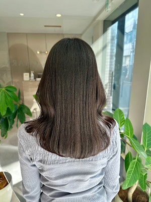 ダメージレス/シアーココアカラー/担当仙波