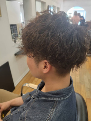 メンズスパイラルパーマ　20代/30代/40代