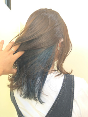 夏先取りインナーカラー