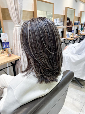 白髪ぼかし シアーカラー　【藤沢　藤沢駅】 