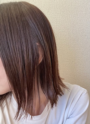 切りっぱなしボブ