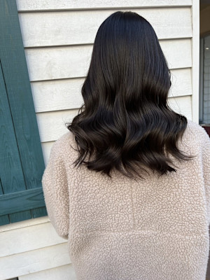 コテ巻き　ベージュ