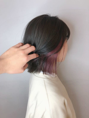 インナーカラー　バイオレット