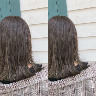 透明感　グレージュスタイル