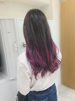 裾カラー　バイオレット