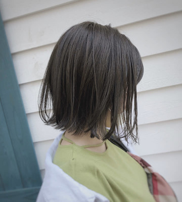 切りっぱなしボブ