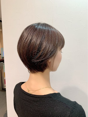 丸みショートボブ
