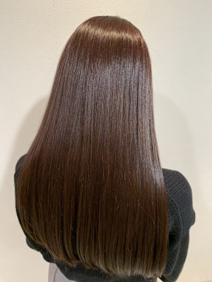 アイロンいらずのツヤストレート