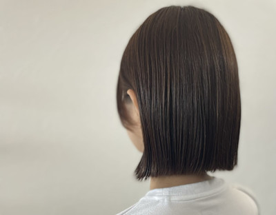 切りっぱなしボブ